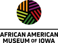 African American Museum of Iowa multi-colored logo